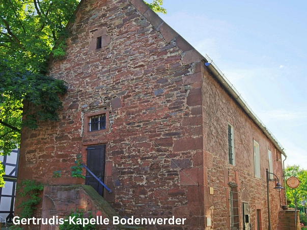 Gertrudis-Kapelle Zu sehen ist das Sandstein-Gebäude der Gertrudis-Kapelle in Bodenwerder- © Samtgemeinde Bodenwerder-Polle/LeoDesign
