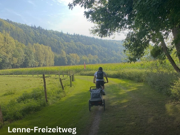 Lenne-Freizeitweg.jpg Zu sehen ist der Teil des © Samtgemeinde Bodenwerder-Polle