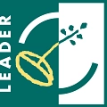Logo LEADER-Förderung auf weißem und grünem Grund mit weißem Schriftzug "LEADER".&nbsp;&copy;&nbsp;Amt für regionale Landesentwicklung Leine-Weser